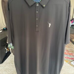 William Murray Golf Black Polo Shirt